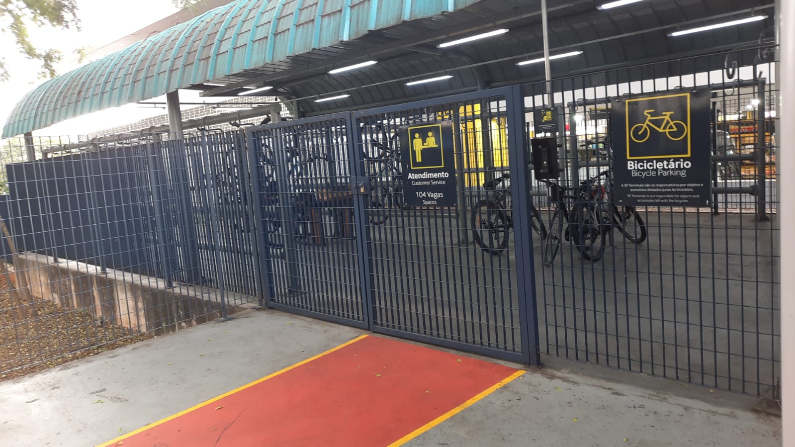 Foto do bicicletário Terminal Lapa