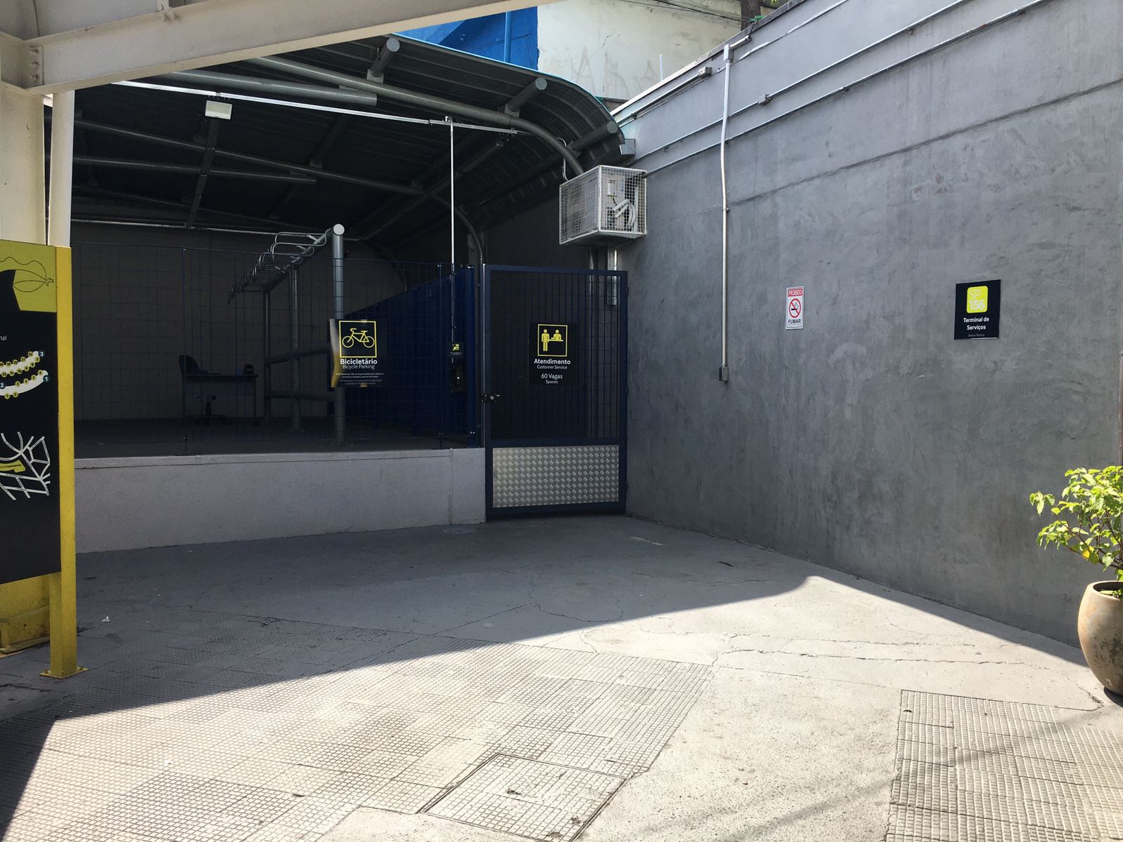 Foto do bicicletário Terminal Cachoeirinha